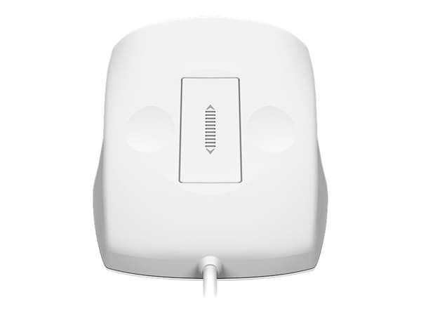 KeySonic KSM-5030M-W - Mus - 3 knapper - kablet - USB - hvit