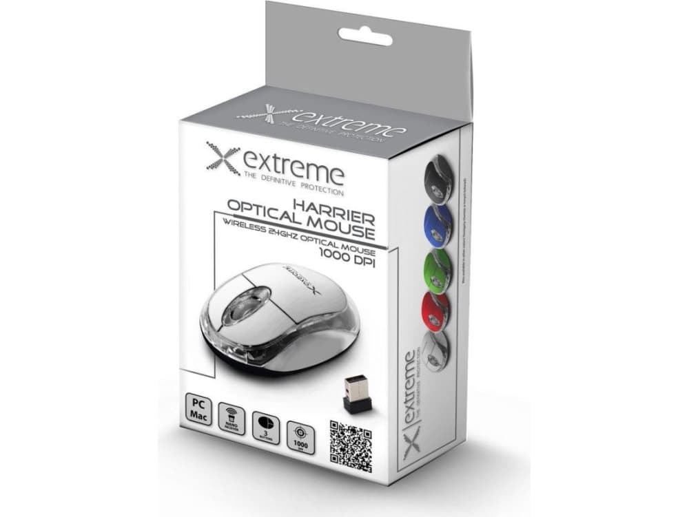 ESPERANZA XM105W - 5901299926192 EXTREME XM105W HARRIER - Wireless Optical Mouse 3D 2.4 GHz 1000 DPI 3D - WHITE