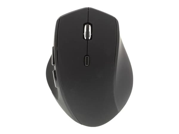 DELTACO MS-805 - Mus - optisk - 5 knappar - trådlös - trådlös USB-mottagare - svart