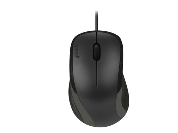 SPEEDLINK KAPPA Mouse - Mus - högerhänt - optisk - 3 knappar - kabelansluten - USB - svart