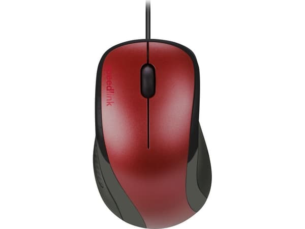 SPEEDLINK KAPPA Mouse - Mus - høyrehendt - optisk - 3 knapper - kablet - USB - rød