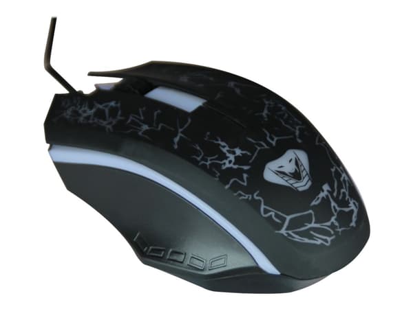 Media-Tech COBRA PRO X-LIGHT MT1117 - Mus - optisk - 3 knappar - kabelansluten - USB Svart