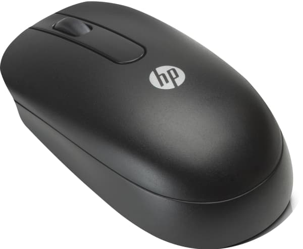 HP :n optinen USB-hiiri, 2,9 miljoonaa, Optinen, USB A-tyyppi, Musta