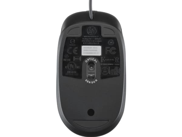 HP :n optinen USB-hiiri, 2,9 miljoonaa, Optinen, USB A-tyyppi, Musta