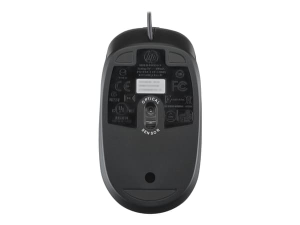 HP :n optinen USB-hiiri, 2,9 miljoonaa, Optinen, USB A-tyyppi, Musta