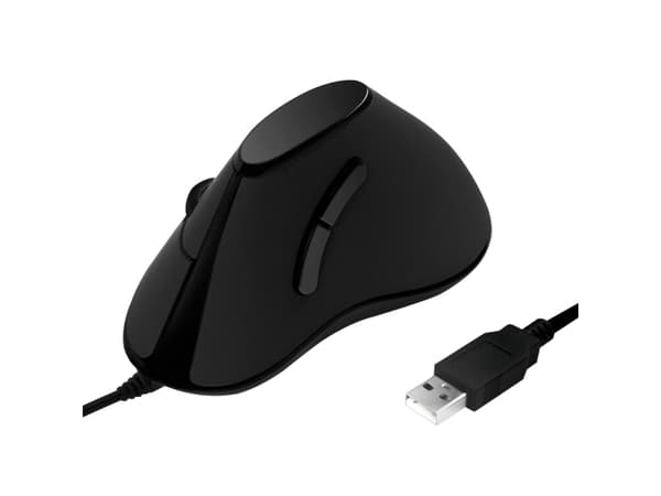 LogiLink ID0158, Høyre hendt, Optisk, USB Type-A, 1000 DPI, Sort Sort