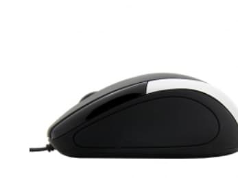 Esperanza EM102S, Optinen, USB A-tyyppi, 800 DPI, Musta, Hopea