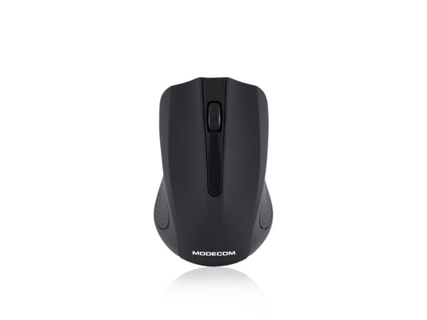 ModeCom MC-WM9 - Mus - optisk - trådlös - 2.4 GHz - trådlös USB-mottagare - svart - OEM