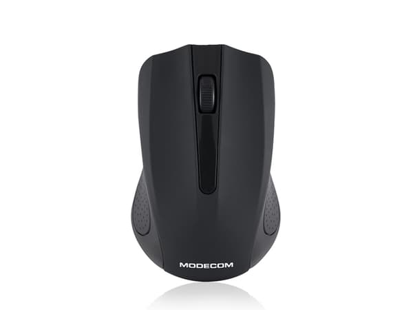 ModeCom MC-WM9 - Mus - optisk - trådlös - 2.4 GHz - trådlös USB-mottagare - svart - OEM