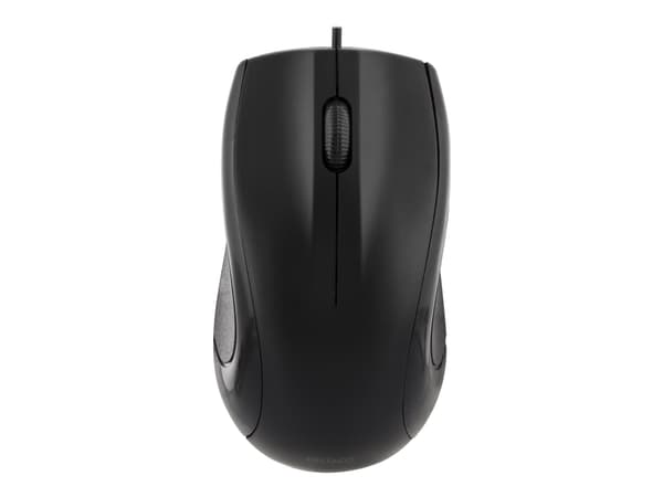 DELTACO MS-711 - Mus - optisk - 3 knappar - kabelansluten - USB 2.0 - svart