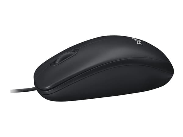 Logitech Mouse M100, Molempikätinen, Optinen, USB A-tyyppi, 1000 DPI, Harmaa