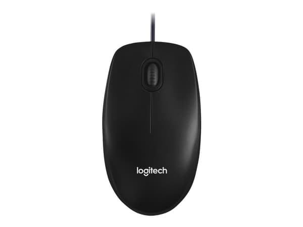Logitech Mouse M100, Molempikätinen, Optinen, USB A-tyyppi, 1000 DPI, Harmaa