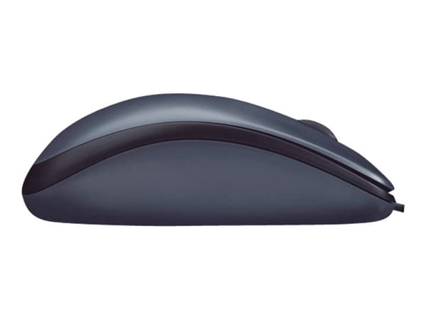Logitech Mouse M100, Molempikätinen, Optinen, USB A-tyyppi, 1000 DPI, Harmaa