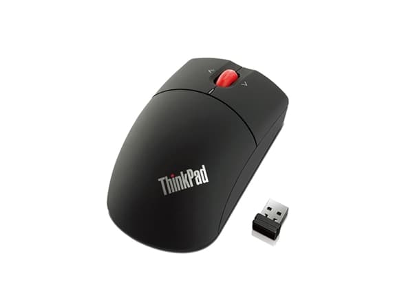 Lenovo ThinkPad Essential Wireless Mouse - Mus - optisk - 3 knappar - trådlös - 2.4 GHz - trådlös USB-mottagare - Campus