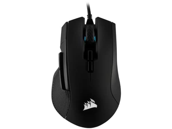 Corsair IRONCLAW RGB, Oikeakätinen, USB A-tyyppi, 18000 DPI, Musta