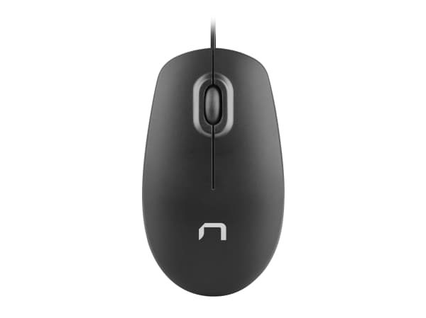 NATEC Hawk, högerhand, laser, USB Type-A, 1000 DPI, Svart
