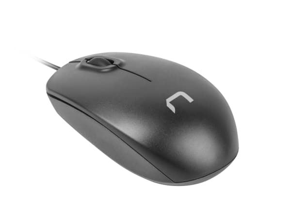 NATEC Hawk, högerhand, laser, USB Type-A, 1000 DPI, Svart