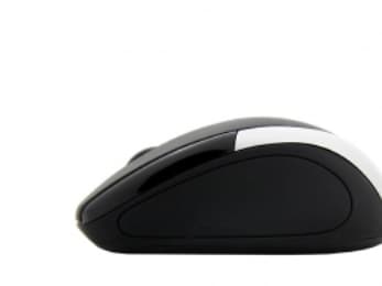 Esperanza EM101S - Mus - optisk - 3 knappar - trådlös - 2.4 GHz - trådlös USB-mottagare - silver