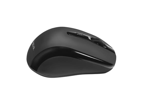 LogiLink Maus Optinen langaton 2.4 GHz Mini - Mus - optisk - 3 knapper - trådløs - 2.4 GHz - trådløs modtager (USB) - sortti