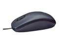 Miniatyrbilde 3 av 5: Logitech M100 - Mus - høyre- og venstrehåndet - optisk - 3 knapper - kablet - USB - svart
