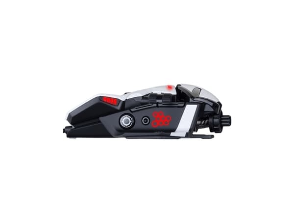 Mad Catz R.A.T.6+ - Mus - optisk - 11 knappar - kabelansluten - USB - vit