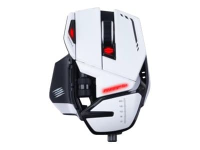 Mad Catz R.A.T.6+ - Mus - optisk - 11 knapper - kablet - USB - hvit Hvit