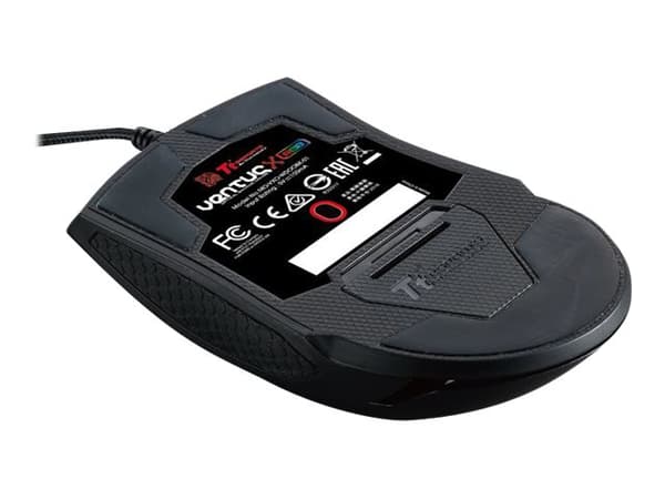 Tt eSPORTS VENTUS X RGB - Mus - optisk - 6 knappar - kabelansluten - USB - svart