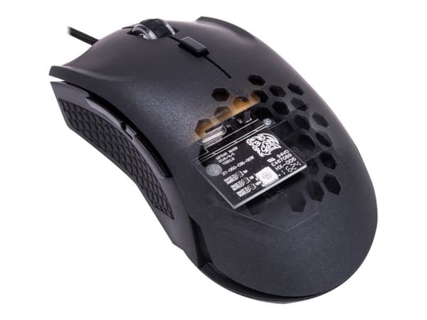 Tt eSPORTS VENTUS X RGB - Mus - optisk - 6 knappar - kabelansluten - USB - svart