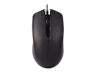 A4Tech OP-760 - Mus - optisk - 3 knapper - kablet - USB, PS/2 - svart