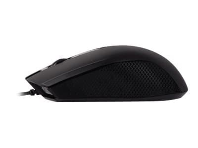 A4Tech OP-760 - Mus - optisk - 3 knapper - kablet - USB, PS/2 - svart
