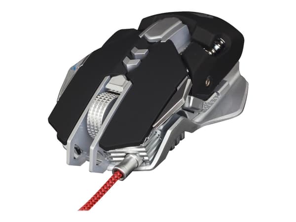 Gembird MUSG-05 - Mus - ergonomisk - optisk - 7 knappar - kabelansluten - USB 2.0