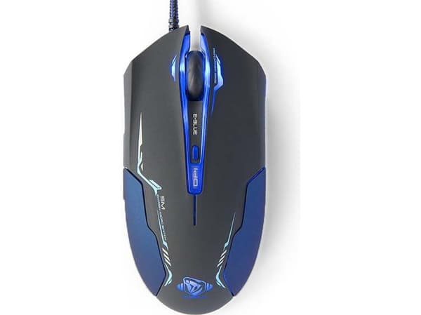 E-Blue Auroza mouse (EMS144BK) Svart, Blå