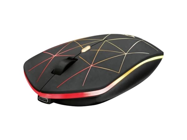 Trust GXT 117 Strike Wireless Gaming Mouse - Mus - högerhänt - optisk - 6 knappar - trådlös - 2.4 GHz - trådlös USB-mottagare