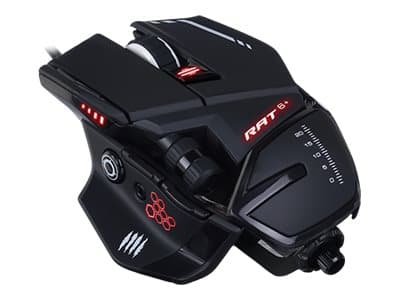 Mad Catz R.A.T. 6+, Oikeakätinen, Optinen, USB A-tyyppi, 12000 DPI, 12000 fps, Musta