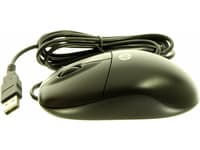HP - Mus - optisk - 2 knapper - kablet - USB - jakksvart