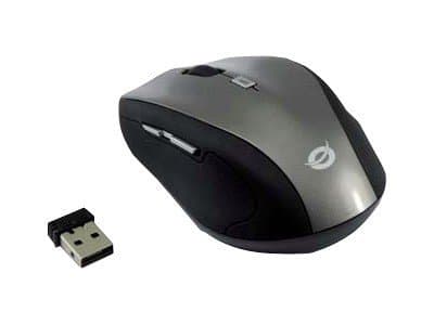 Conceptronic Lounge Collection C08-269 - Mus - optisk - 5 knapper - trådløs - 2.4 GHz - USB trådløs mottaker