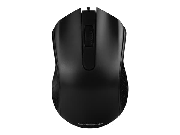 ModeCom MC-M4.1 - Mus - optisk - 3 knapper - kablet - USB - matt svart - OEM
