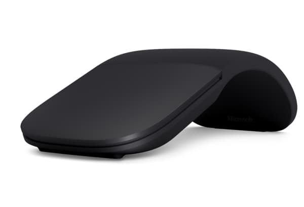 Microsoft Arc Mouse - Mus - optisk - 2 knapper - trådløs - Bluetooth 4.1 LE - svart