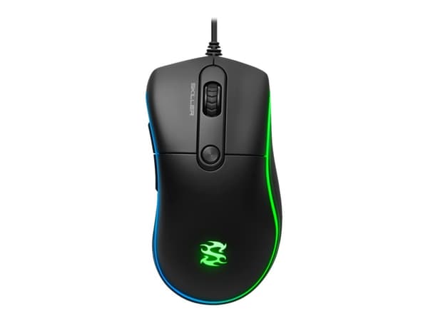 Sharkoon SKILLER SGM2 - Mus - optisk - 6 knappar - kabelansluten - USB