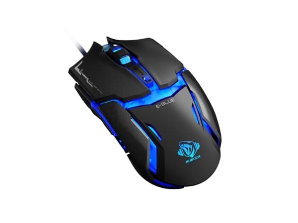 E-blue Auroza-IM, USB Type-A, 4000 DPI, Svart Svart