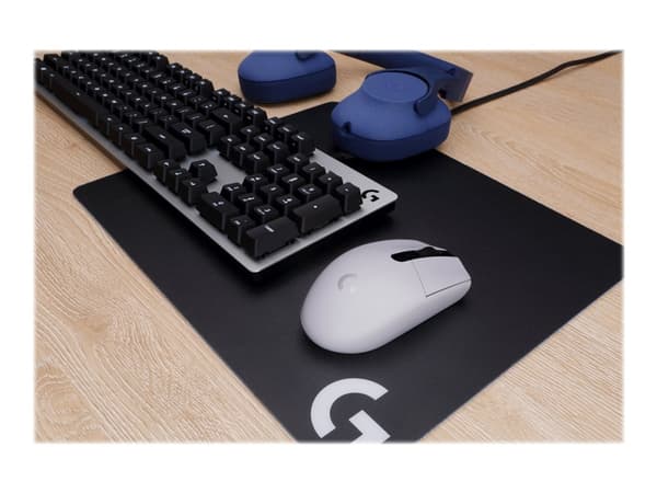 Logitech G G305 - Mus - optisk - 6 knapper - trådløs - 2.4 GHz - USB trådløs mottaker - hvit