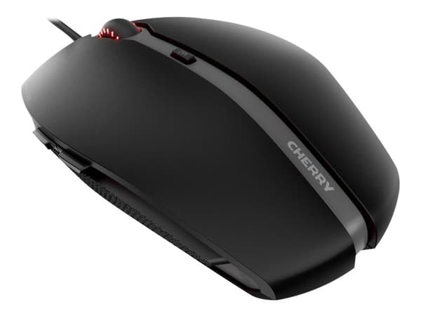 CHERRY GENTIX 4K, Molempikätinen, Optinen, USB, 3600 DPI, Musta