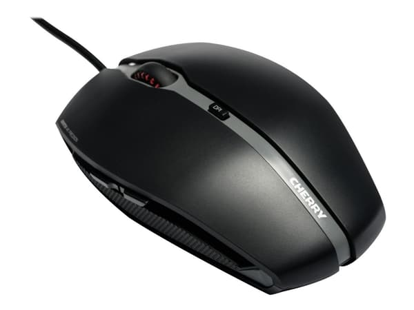 CHERRY GENTIX 4K, Molempikätinen, Optinen, USB, 3600 DPI, Musta