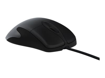 Microsoft Pro IntelliMouse - Mus - högerhänt - optisk - 5 knappar - kabelansluten - USB 2.0 - skuggsvart