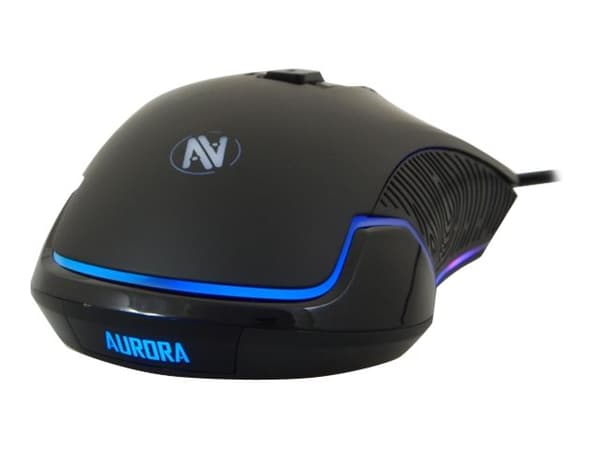 iBOX Aurora A-3 - Mus - optisk - 6 knappar - kabelansluten - USB - svart Svart