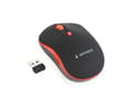 Pikkukuva 4 / 5: Gembird WIRELESS OPTICAL MOUSE MUSW-4B-03-R 1600DP - Maus, Molempikätinen, Optinen, Langaton RF, 1600 DPI, Musta, Punainen