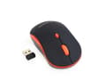 Pikkukuva 5 / 5: Gembird WIRELESS OPTICAL MOUSE MUSW-4B-03-R 1600DP - Maus, Molempikätinen, Optinen, Langaton RF, 1600 DPI, Musta, Punainen