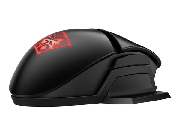 OMEN by HP Photon - Mus - Optisk - 11 knapper - Trådløs - Op til 16.000 DPI - Trådløs modtager (USB) - QI-opladning