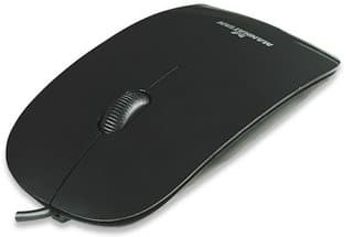 Manhattan 177658, Ambidextrous, Optisk, USB Type-A, 1000 DPI, Svart Svart