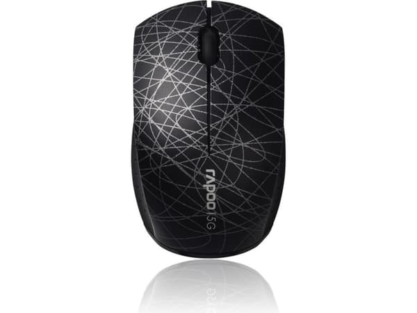 Rapoo 3300p - Mus - optisk - trådløs - 5 GHz - USB trådløs mottaker